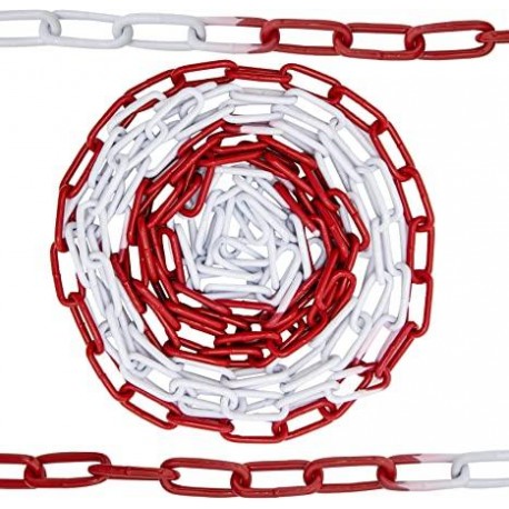 CATENA IN FERRO BIANCO ROSSA