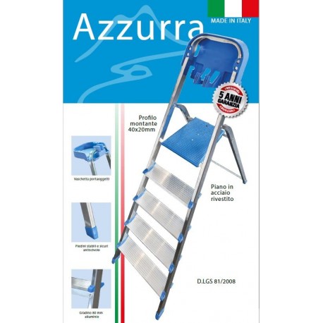 SCALA ALLUMINIO MOD. AZZURRA