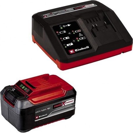 BATTERIA + CARICABATTERIE STARTER KIT 18V 5.2Ah LI EINHELL