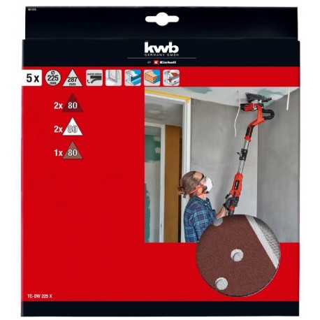 SET DISCHI TRIANGOLARI X LEVIGATRICI TCDW 287MM