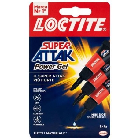 ADESIVO SUPER ATTAK POWER GEL 3X1gr