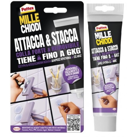 ADESIVO MILLECHIODI ATTACCA&STACCA
