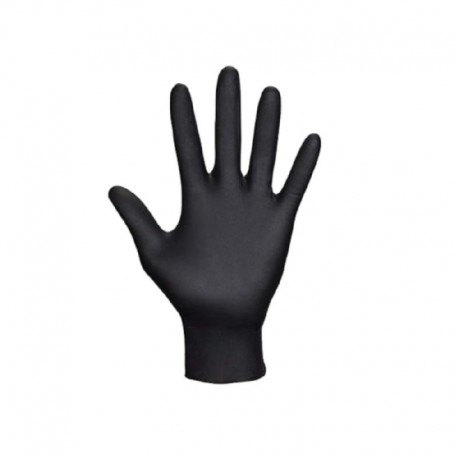 GUANTI MONOUSO NITRILE NERO  pz.100