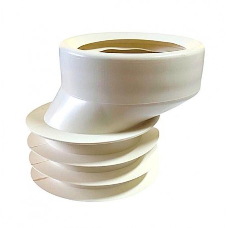 GUARNIZIONE BIANCA PVC ECCENTRICA X WC