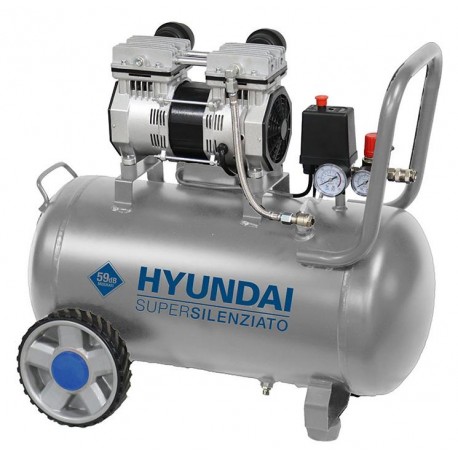 COMPRESSORE SILENZIOSO 59 dB HYUNDAI 1.5HP 50LT 65703