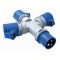 ADATTATORE TRIPLO CEE 220V MASCHIO+3FEMMINE