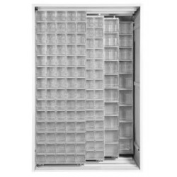 ARMADIO PORTAMINUTERIE PANNELLI SCORREVOLI CB 400/3 GRIGIO