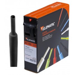 GUAINA TERMORESTRINGENTE 2:1 IN BOX mm 9.5/4.7 mt.10