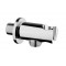 PRESA TONDA OTTONE CROMATO C/SUPPORTO X DOCCETTA m/m 1/2 poll