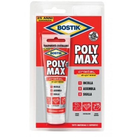 ADESIVO BOSTIK POLYMAX CRISTAL EXP. 2X300GE