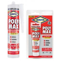 ADESIVO BOSTIK POLYMAX CRISTAL tubetto da gr 115