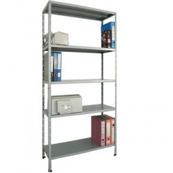 KIT SCAFFALI IN LAMIERA ASTE INTERE cm 80x40x197